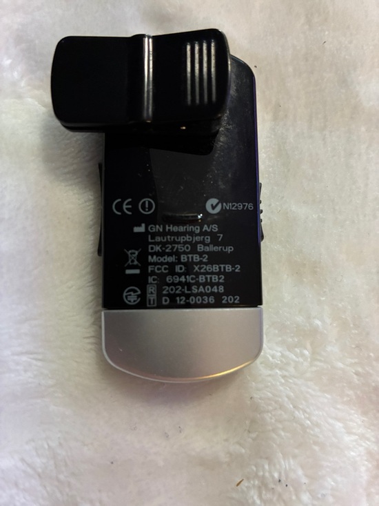 Black Remote Control Clip for Hearing Devices/For Parts or Not Working - Picture 4 of 6